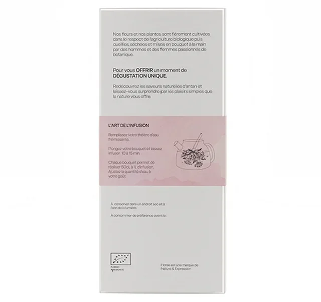 Tè Floreale Biologico Fiori di Bosco - 2 Mazzi (10 Tazze) - HORAE