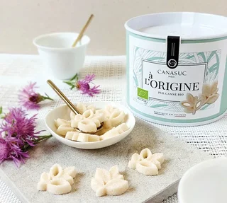 Sucre de Canne Bio Style Fleurs - 72 Cubes - CANASUC