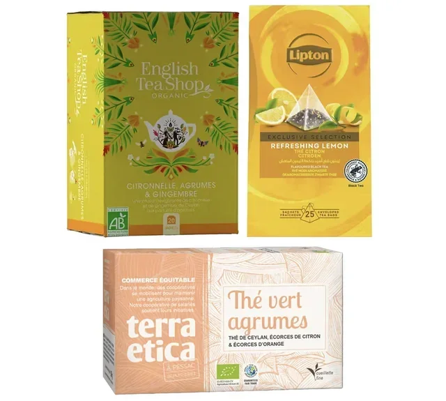 Trio Bio Tè &amp; Infusi Agli Agrumi - 3 x 20 bustine - MULTIMARQUES