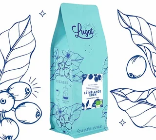 LUGAT Luomu Eden 1kg - Ammattilaisten Kahvipavut 100% Arabica