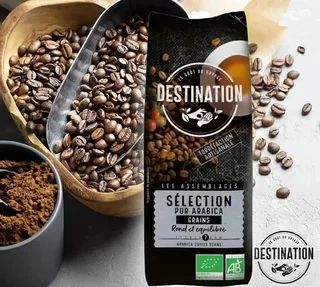 Caffè in Grani Bio 250g - Selezione 100% Arabica - DESTINATION