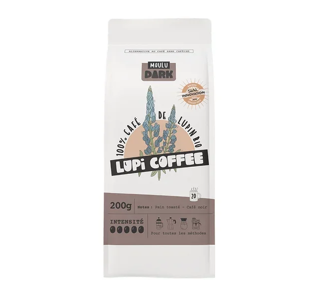 LUPI COFFEE – Βιολογικός αλεσμένος σκούρος καφές Lupin 200 γρ.