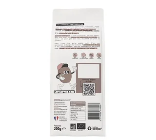 LUPI COFFEE – Βιολογικός αλεσμένος σκούρος καφές Lupin 200 γρ.