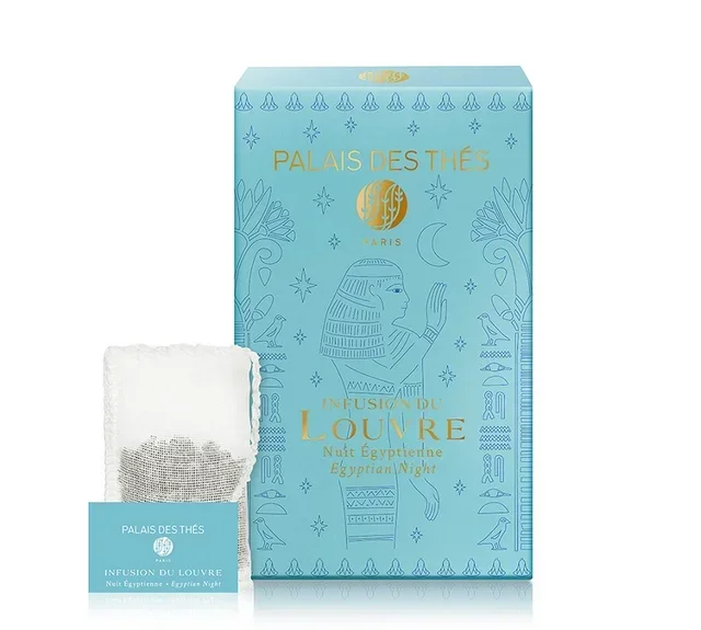 Organic Egyptian Night Infusion from the Louvre - 20 Tea Bags - PALAIS DES THÉS