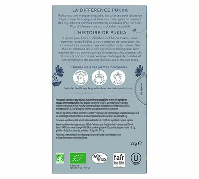 Organic Enchanted Night Professional Infusion - 6x20 bags PUKKA