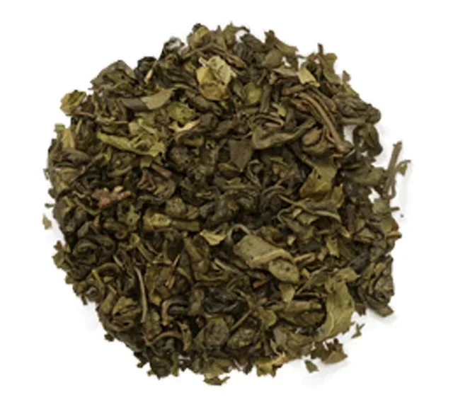 Organic Fair Trade Mint Green Tea - Loose Leaf 100g - ENGLISH TEA SHOP