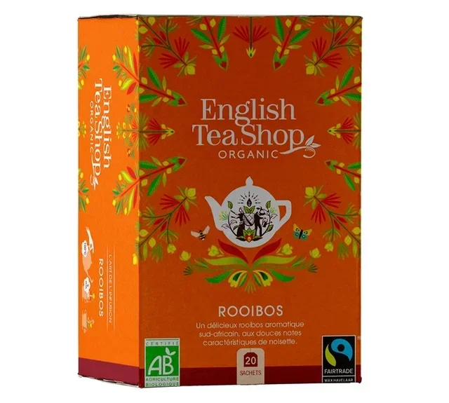 Organic Fairtrade Rooibos Tea - 20 Bags - FAIRTRADE - ENGLISH TEA SHOP