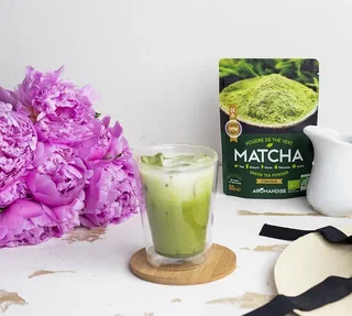 Luomu Hieno Matcha Teejauhe - Irtotavarana 50 g - AROMANDISE