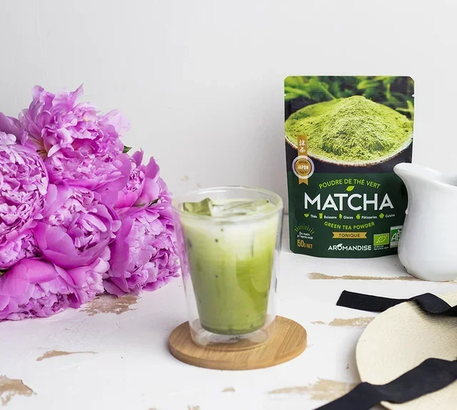 Luomu Hieno Matcha Teejauhe - Irtotavarana 50 g - AROMANDISE