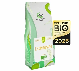 Organic Ground Coffee 1kg - Professional Original - Awarded Best Organic Product - Green Lion Coffee