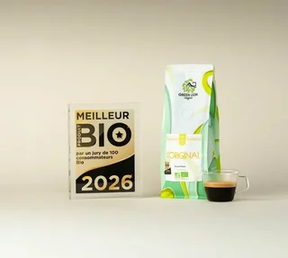 Organic Ground Coffee 1kg - Professional Original - Awarded Best Organic Product - Green Lion Coffee