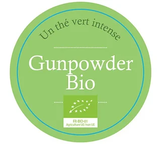 Organic Gunpowder Green Tea 100g - Rolled Loose Leaf | COMPTOIR FRANÇAIS DU THÉ