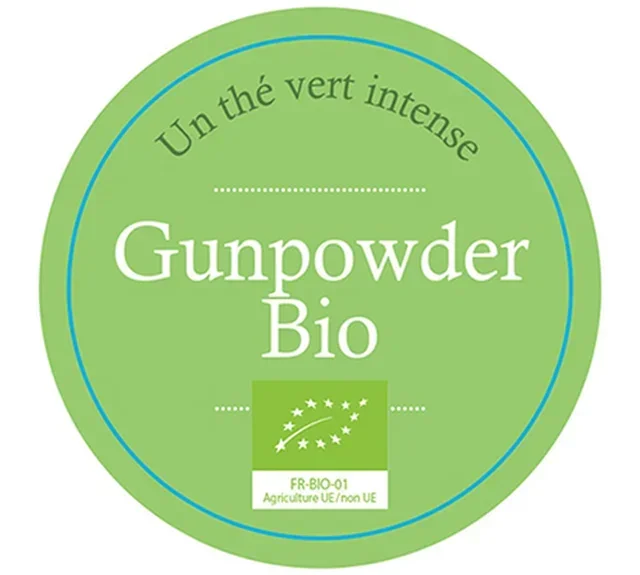Organic Gunpowder Green Tea 100g - Rolled Loose Leaf | COMPTOIR FRANÇAIS DU THÉ