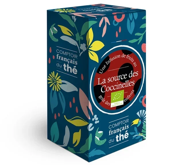 La Source des Coccinelles Bio Tea - 5 filter - COMPTOIR FRANÇAIS DU THÉ