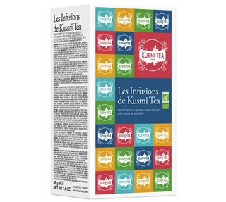 Kusmi Tea Ekološki Čaj Poklon Set - 24 Vrećice | 8 Okusa