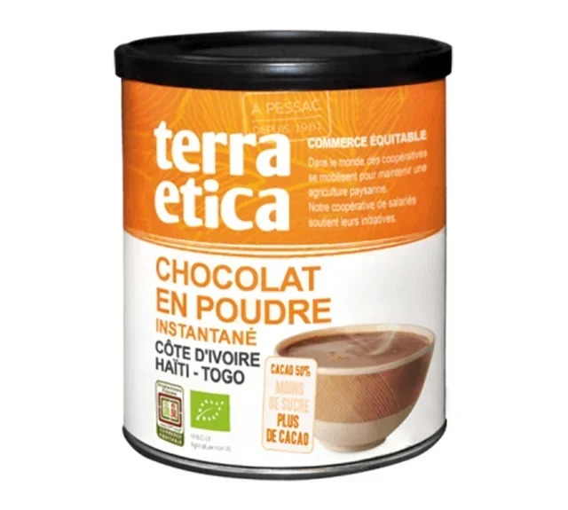 Organic Instant Cocoa Powder - Bulk 425g - TERRA ETICA