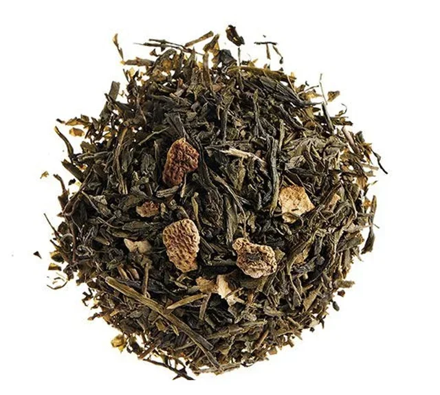 Organic Lemon Green Tea - Loose Leaf 100 g - COMPTOIR FRANÇAIS DU THÉ