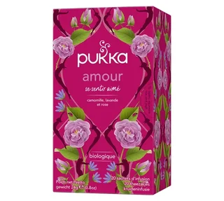 Infusão Amor Bio - 20 saquetas - PUKKA