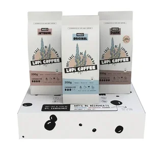 Organic lupin coffee discovery set - Ground 3 x 200 g - LUPI COFFEE