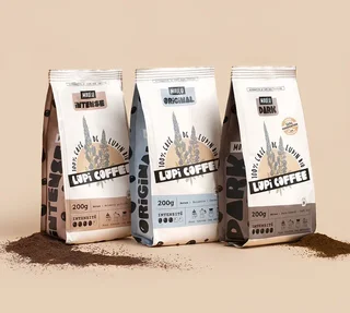 Organic lupin coffee discovery set - Ground 3 x 200 g - LUPI COFFEE