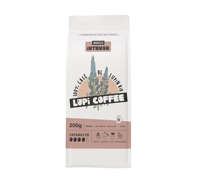 LUPI COFFEE – Lupin Bio Intense Αλεσμένος Καφές 200 γρ.