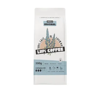 LUPI COFFEE – Βιολογικός Αλεσμένος Καφές Λούπιν, 200 γρ.