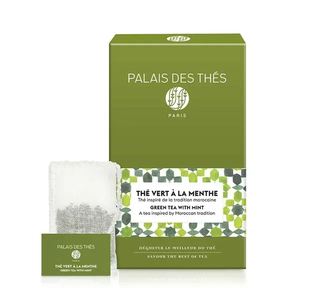 Organic Mint Green Tea 20 Bags - PALAIS DES THÉS
