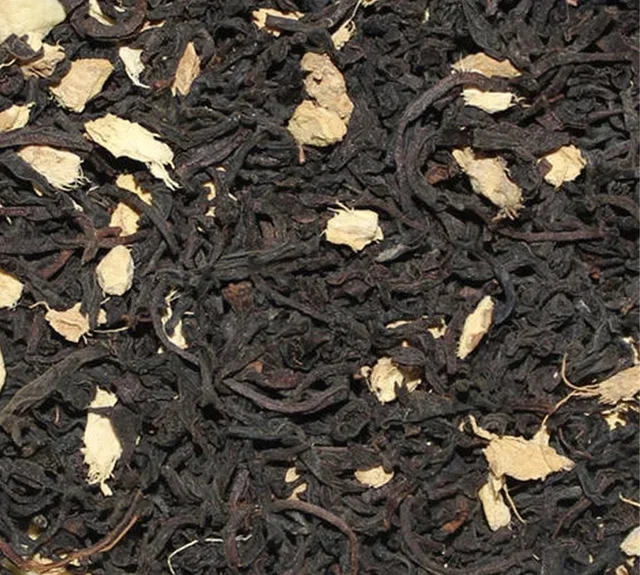 Organic Peach Ginger Black Tea - Loose Leaf 100g - ENGLISH TEA SHOP