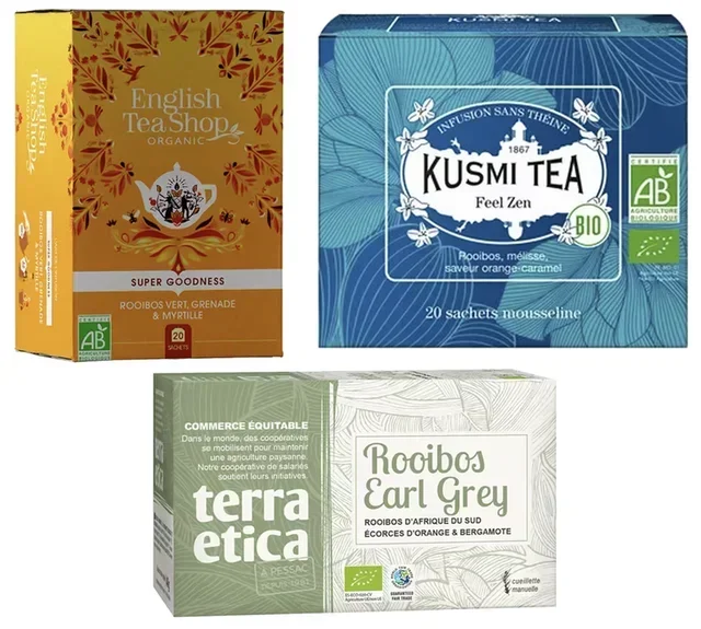 Collezione di Rooibos Biologico - 3 x 20 bustine - MULTIMARQUES