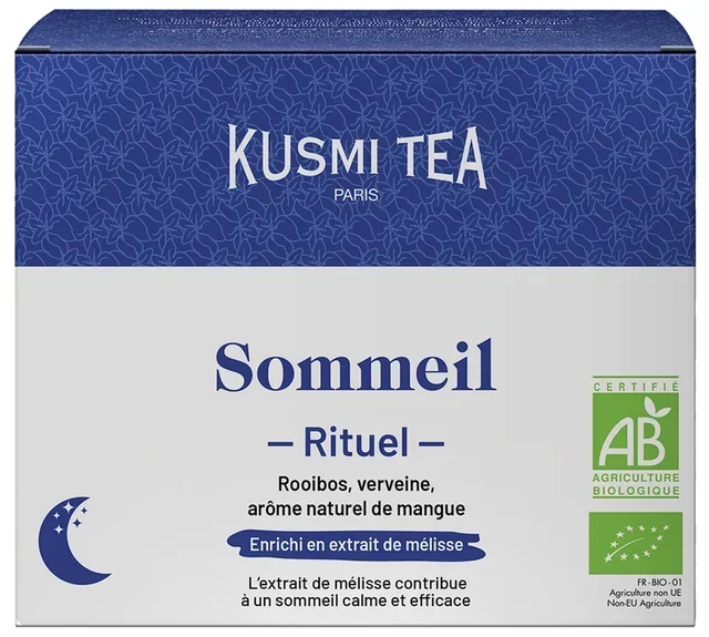 Organic Sleep Ritual Infusion - 18 bags - KUSMI TEA