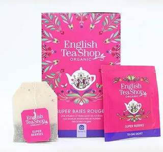 Organic Super Red Berries Infusion - 20 Tea Bags - ENGLISH TEA SHOP