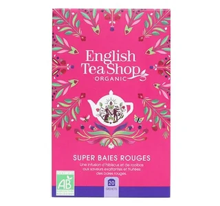 Organic Super Red Berries Infusion - 20 Tea Bags - ENGLISH TEA SHOP