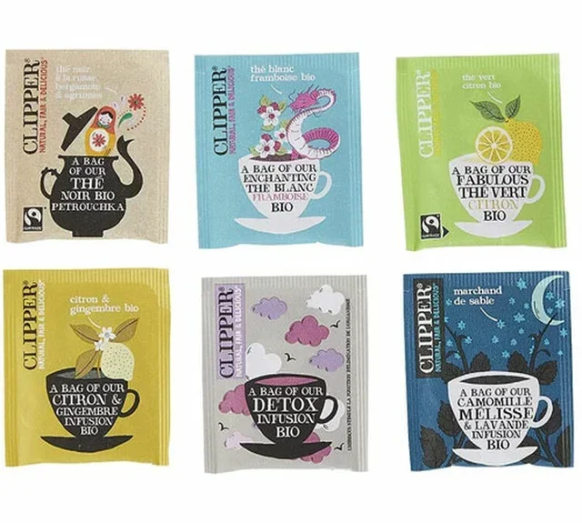 CLIPPER Økologisk Te &amp; Infusjonssortiment - 60 poser