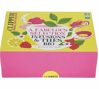 CLIPPER Økologisk Te &amp; Infusjonssortiment - 60 poser