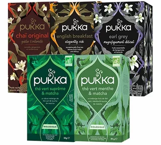 Pack découverte Thé Bio pour professionnels - 100 sachets - PUKKA