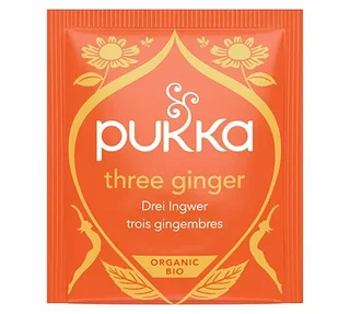 PUKKA Bio Három Gyömbér Főzet - 6x20 filter szakembereknek
