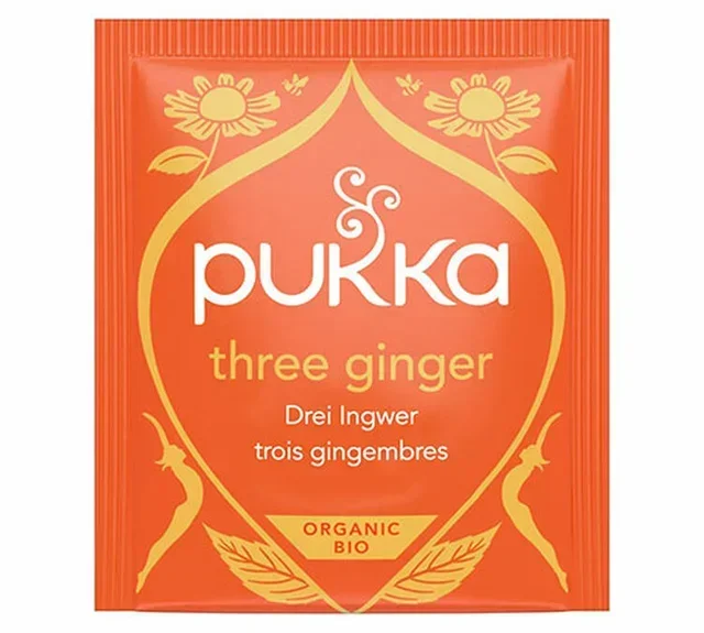 PUKKA Bio Három Gyömbér Főzet - 6x20 filter szakembereknek