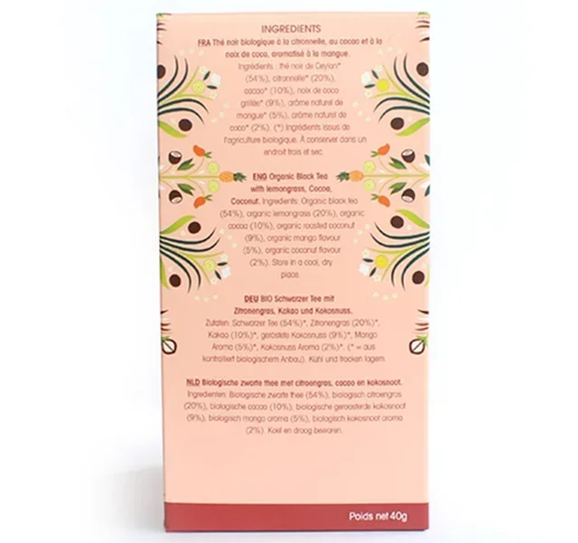 Bio &amp; Fairtrade trópusi fekete tea - 20 filter - FAIRTRADE - ENGLISH TEA SHOP