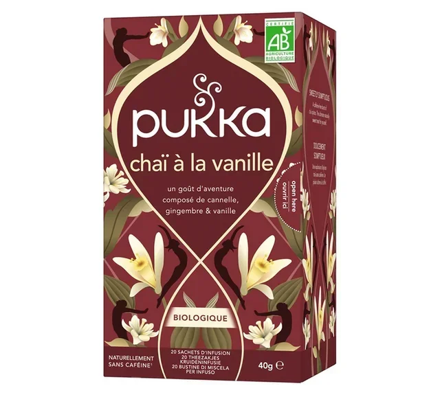 Organic Vanilla Chai Infusion - 20 sachets - PUKKA