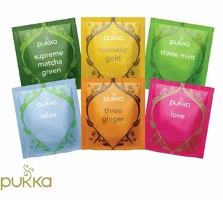 Organic Wellbeing at Work Tea Set for professionals - 6 x 15 bags - PUKKA