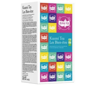 Подаръчен комплект био чай KUSMI TEA - 6 x 4 сашета