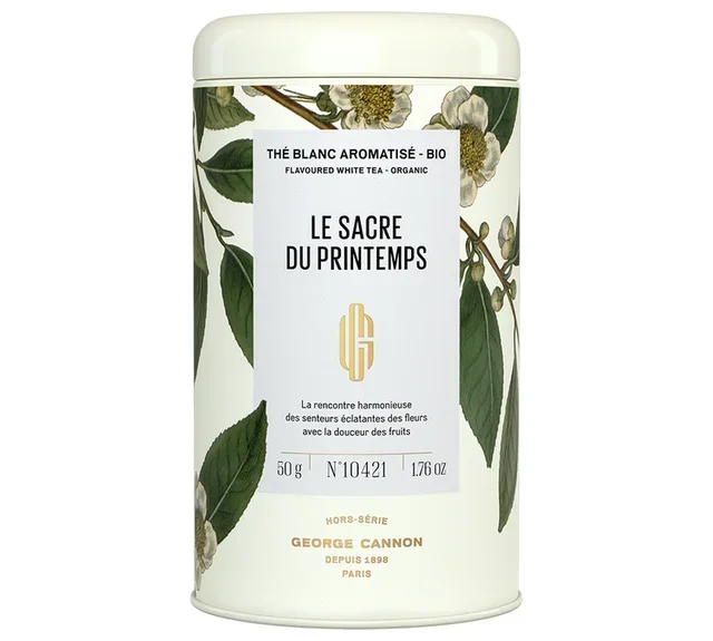 Tè bianco biologico – Il Rito della Primavera – Confezione da 50 g – GEORGE CANNON