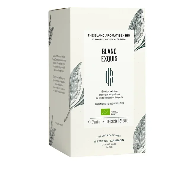 Eksoottinen Luomu Valkoinen Tee - 20 pussia - GEORGE CANNON