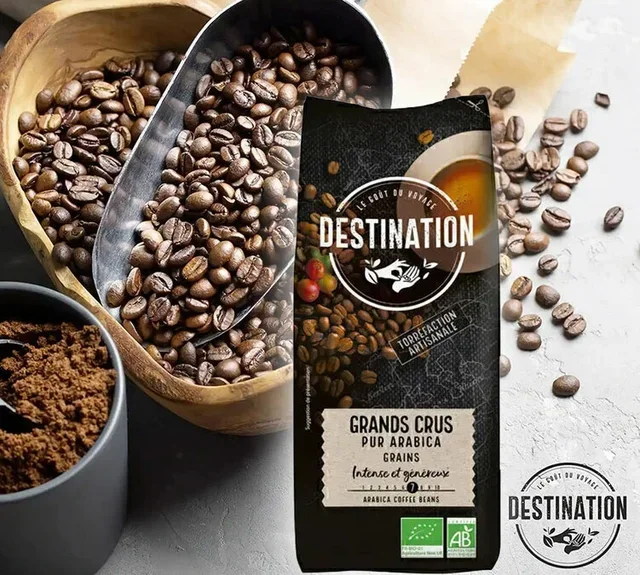 Caffè in Grani Bio 1kg - Selezione 100% Arabica - DESTINATION