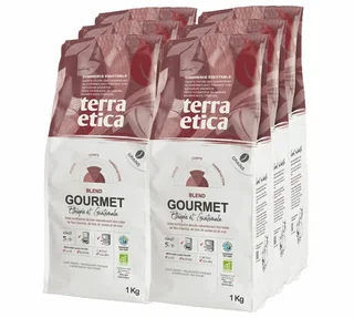 Terra Etica organska kafa u zrnu – 6 kg za profesionalnu upotrebu, gurmanska kvaliteta.