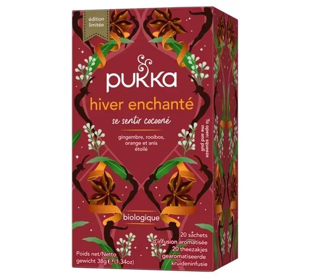 Organic Winter Infusion Enchanted - 20 Tea Bags - PUKKA