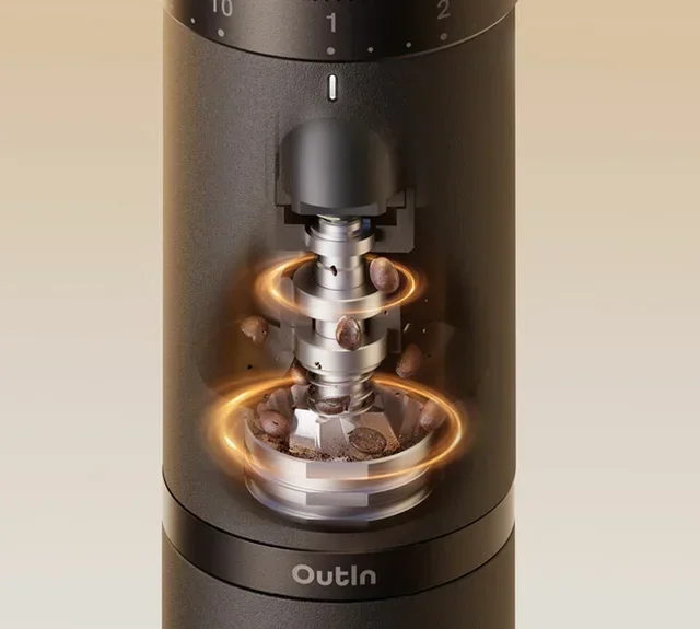 OUTIN Fino Brown Coffee Grinder