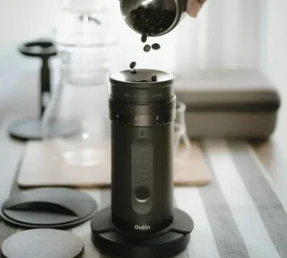 OUTIN Fino Brown Coffee Grinder