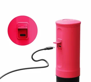OUTIN Nano Portable Espresso Maker - Fuchsia Pink Edition