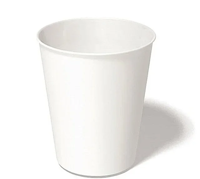 Pack of 1000 white water cooler cups 18 cl QUALI-T-CUP